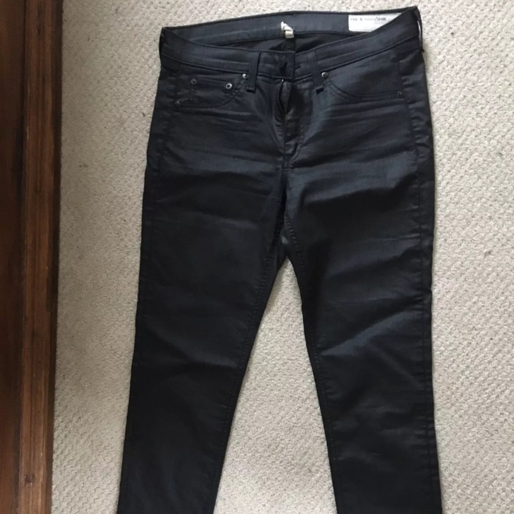 Rag & bone coated legging jeans 30